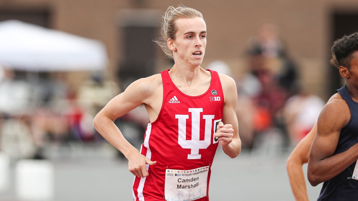 IndianaXCTF's tweet photo. Men's 800m (First Round) | Prior to the weather delay Camden Marshall advanced to the quarterfinal with a time of 1:48.94!

#IUTF | #NCAATF https://t.co/DgX57TG3E6