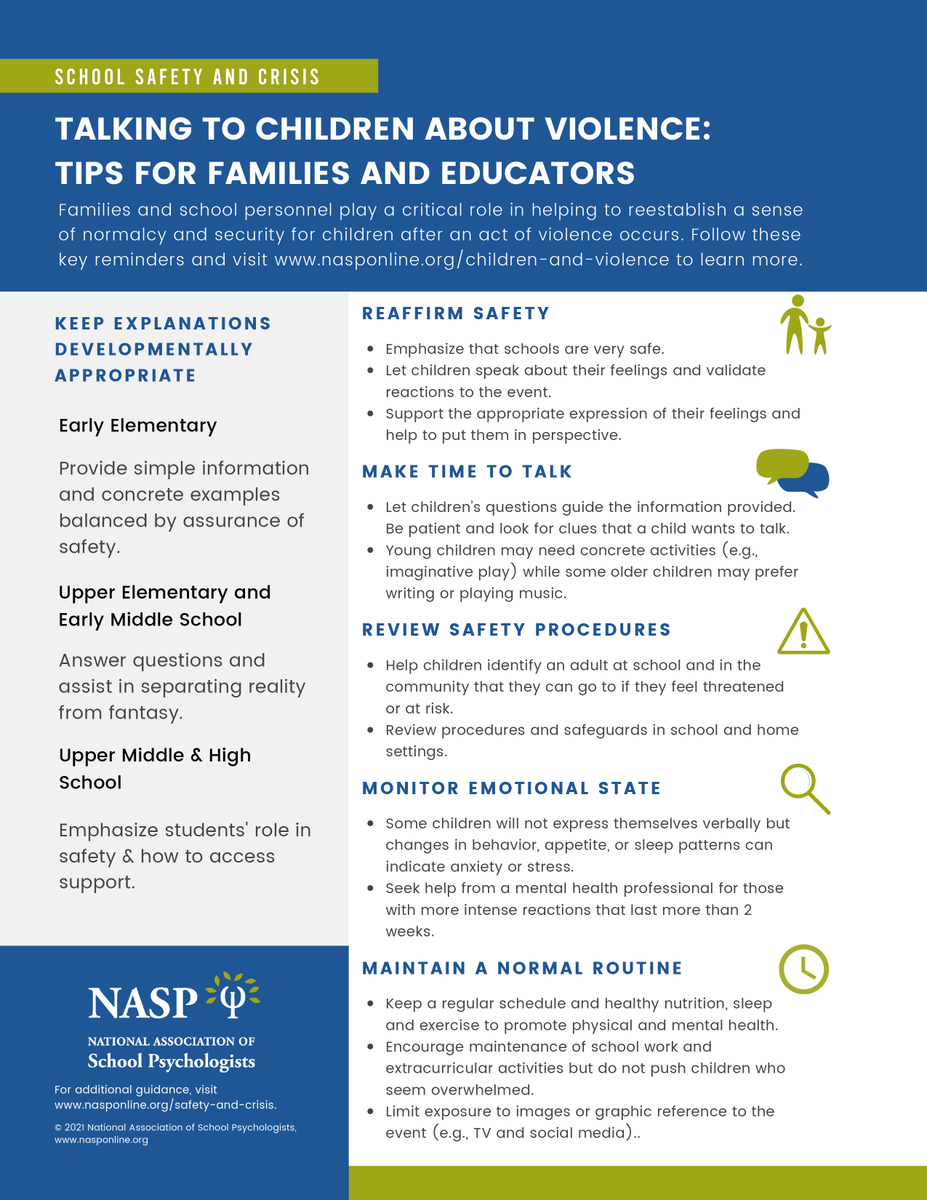 FACEofBoone's tweet photo. TALKING TO CHILDREN ABOUT VIOLENCE: TIPS FOR FAMILIES AND EDUCATORS #SupportingYouth #BooneCountyMO #CoMo @lookaroundboone https://t.co/UkgsIAXGli