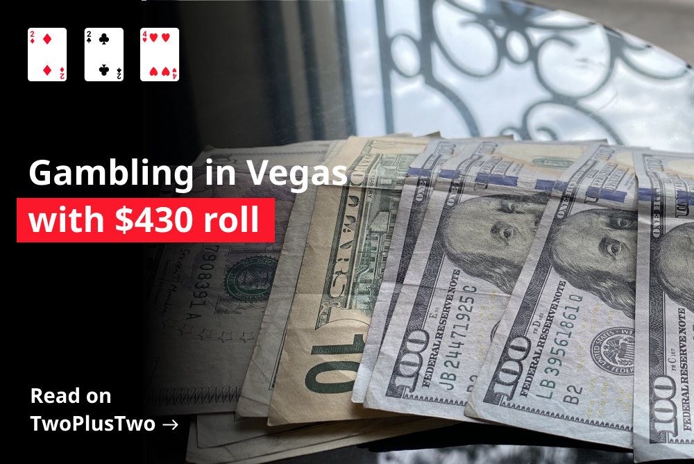 twoplustwoforum's tweet photo. “I have been degening for almost 2 decades. This #vegas trip has been no different...”

- that's how a new blog starts on 2+2 from one of our new members. Don’t know about u, but I’m rooting for the guy:) 

Read further on 2+2 - https://t.co/wivS6arq9N https://t.co/ssoxebET8V