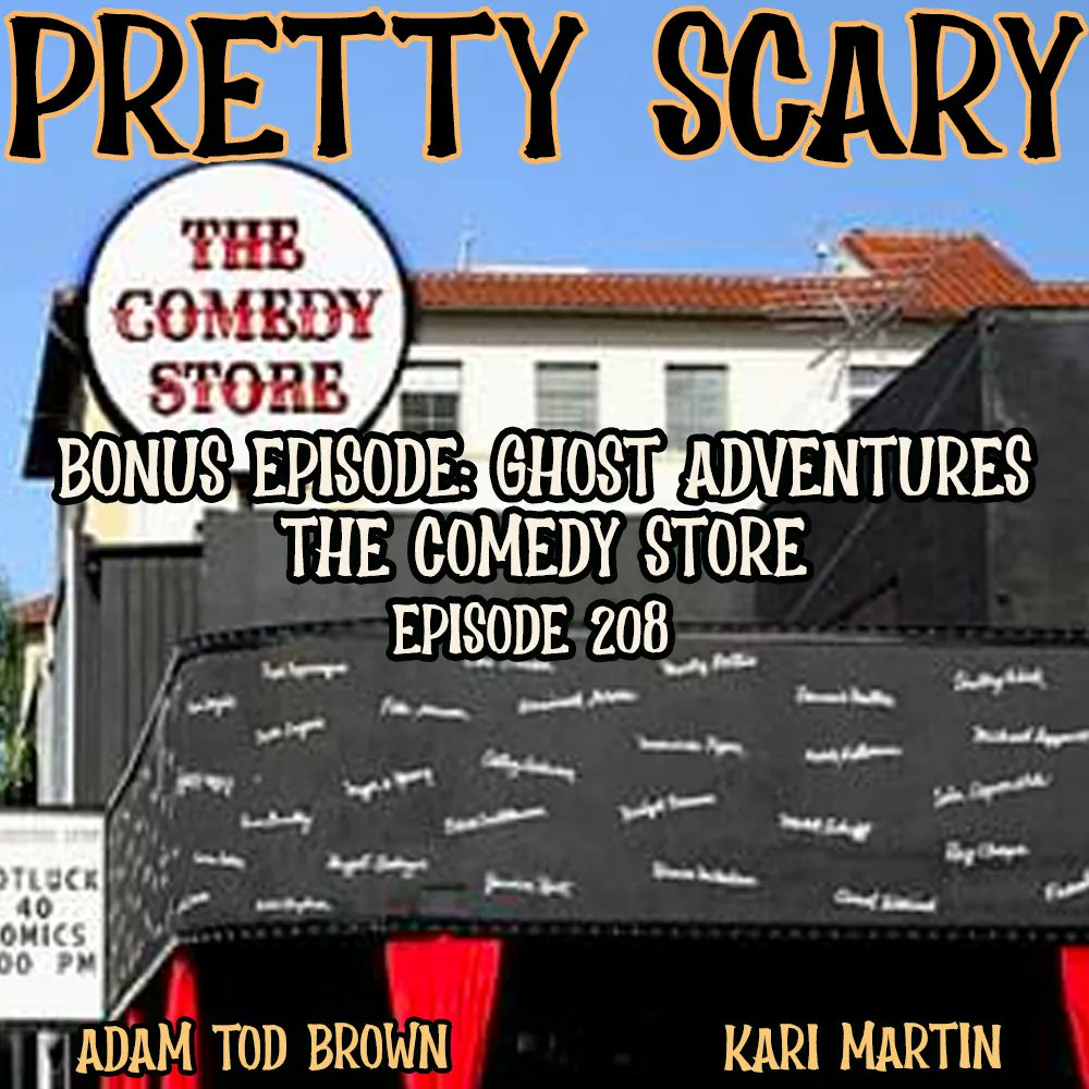 PrettyScaryBoo's tweet image. Covering the Ghost Adventures episode about The Comedy Store in Los Angeles with @adamtodbrown and @karimartin722! Listen now at anchor.fm/prettyscary patreon.com/unpops unpopsnetwork.supercast.tech