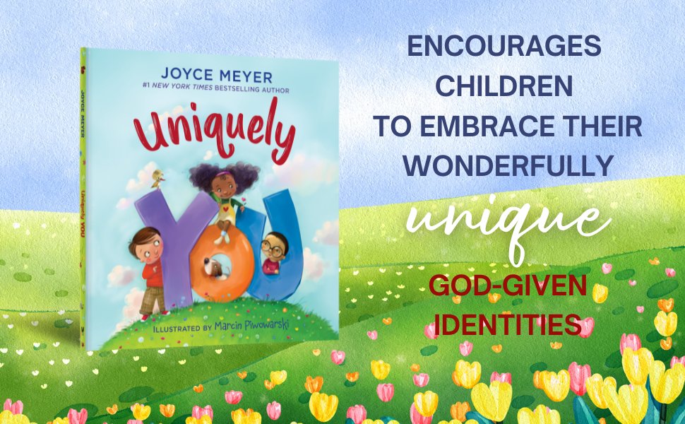 From #1 NYT best-selling author @JoyceMeyer comes a new picture book invites children to find the joy that comes from embracing their own unique identities. Now available! bit.ly/UniquelyYouBook