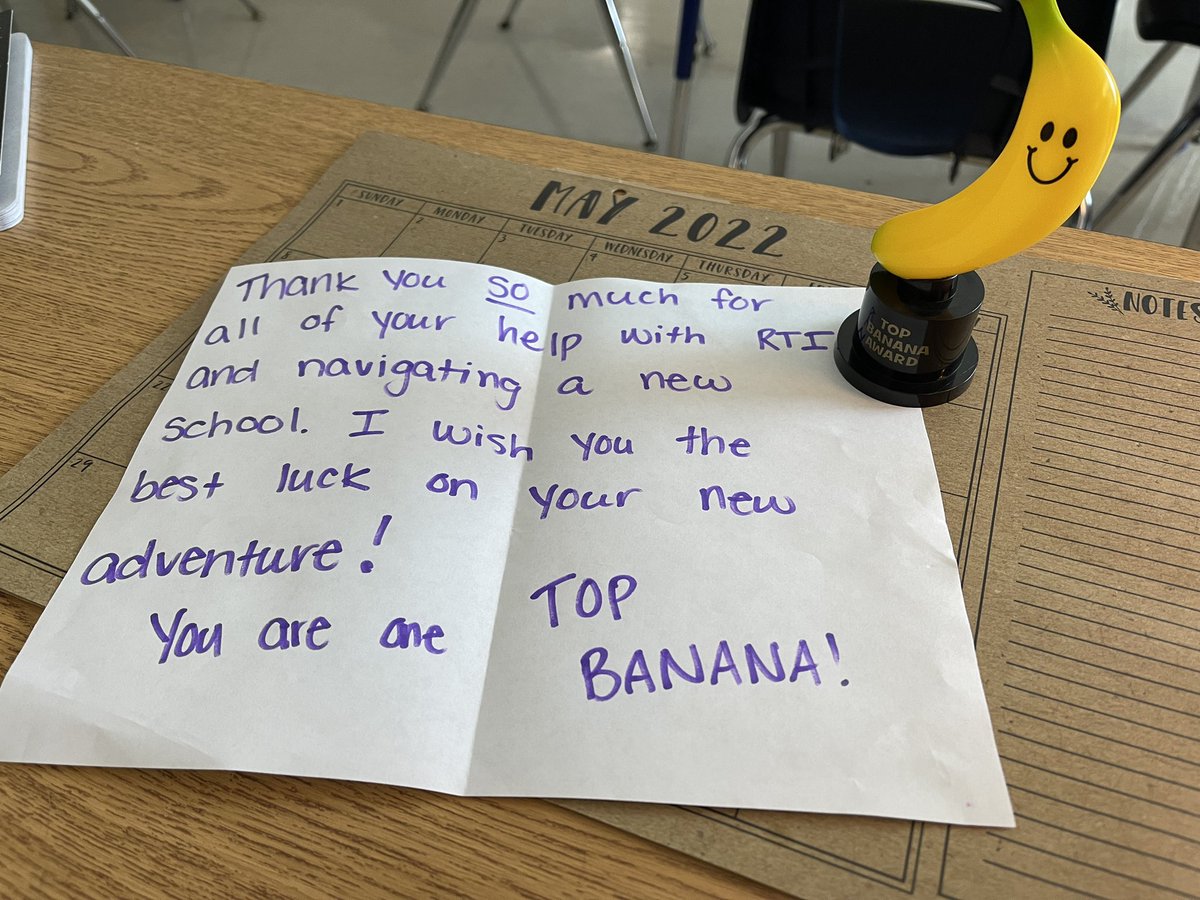 Today <a href="/ericapresley2/">ericapresley</a> and I had the privilege of watching Mrs. Haverland’s second graders receive their top banana awards with a red carpet and all. We even received our own top bananas 🍌 such a sweet and special moment to end the year 🌻❤️