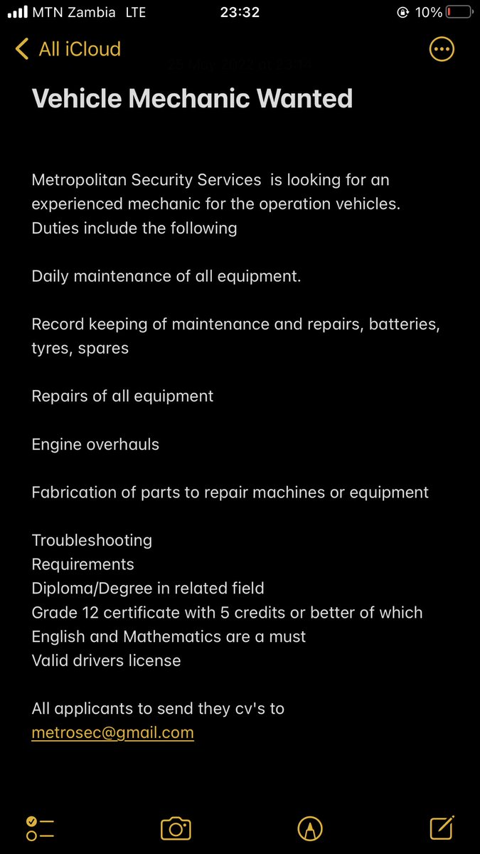SaviourStax's tweet photo. JOB ADVERT 
OPERATION MANAGER
EXECUTIVE ASSISTANT 
MECHANIC 
URGENTLY NEED IN KITWE 
Applicants should sent their detailed CV to metrosec@gmail.com https://t.co/x6sxvLBeKj