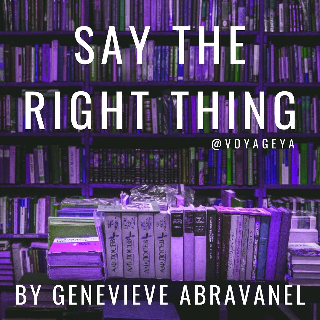 voyage_ya's tweet image. Genevieve Abravanel’s (@gen4ea) SAY THE RIGHT THING won second place in our Best Chapters Contest and was selected by NYT Bestselling Author @SomanChainani! Read it now on the Voyage site! thevoyagejournal.com/say-the-right-… #yalit #amreadingya