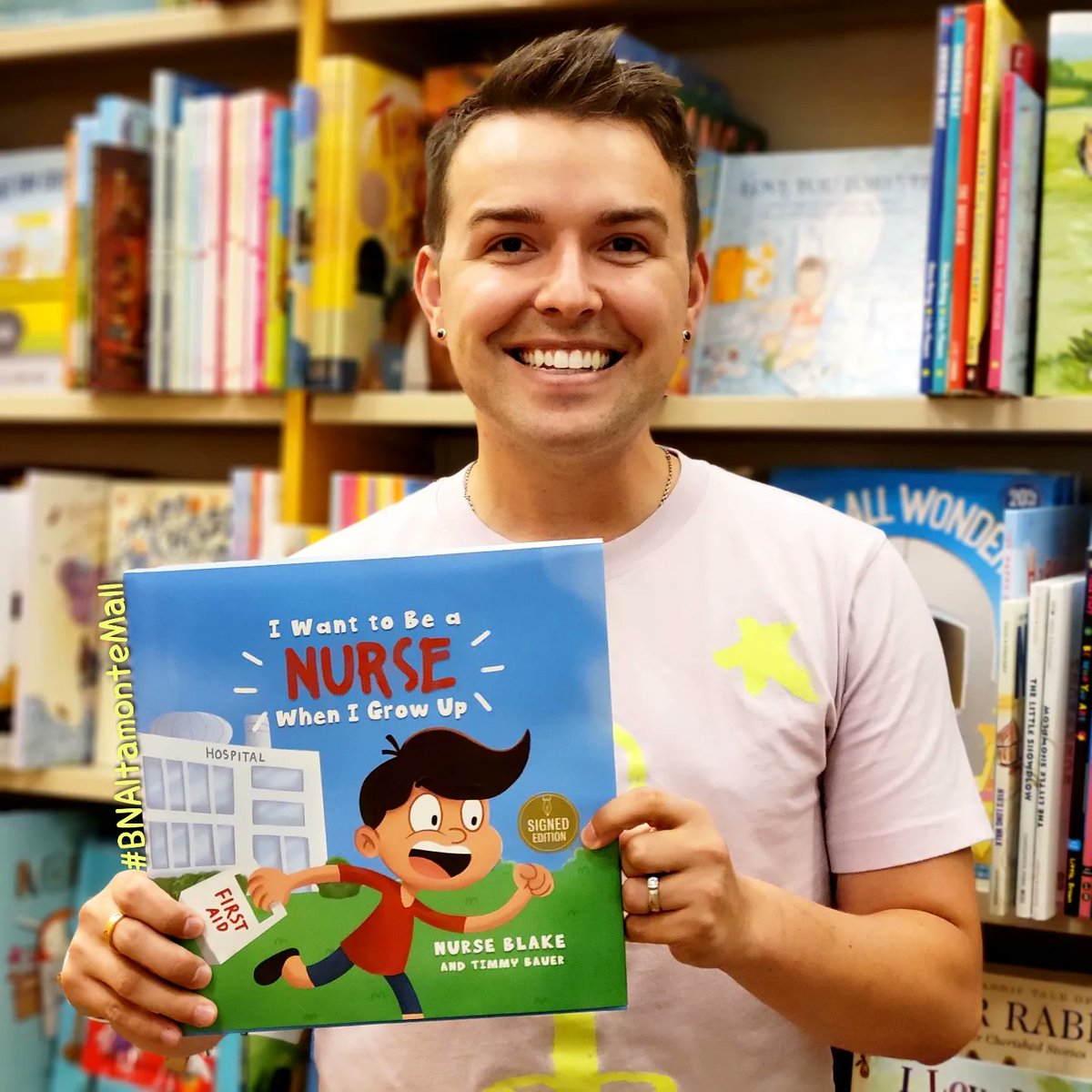 B&N Altamonte Mall (@bnaltamontemall) on Twitter photo Look who stopped by our store to sign copies of their new book, I Want To Be a Nurse When I Grow Up! 🤩😍🎉
#bnaltamontemall #readersgonnaread #readingisfun #readmorebooks #alwaysreading #bookstoread #signededition #nurses #nursesrock #booksforkids #picturebook <a href="/Timmy_Bauer/">Timmy Bauer</a> Look who stopped by our store to sign copies of their new book, I Want To Be a Nurse When I Grow Up! 🤩😍🎉
#bnaltamontemall #readersgonnaread #readingisfun #readmorebooks #alwaysreading #bookstoread #signededition #nurses #nursesrock #booksforkids #picturebook <a href="/Timmy_Bauer/">Timmy Bauer</a>