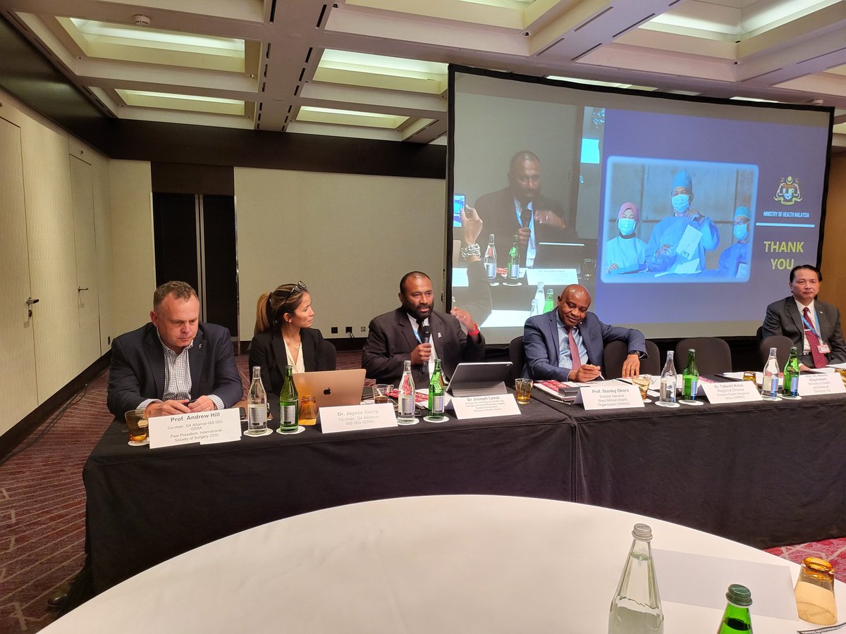 OoasWaho's tweet photo. On day 2 of the 75th WHA saw discussions on improving preparedness &amp; response of public health emergencies particularly in light of the protracted COVID-19 pandemic. Also happening, the introduction of the SUVA guidelines from the G4 Alliance &amp; ISS. @sokolo12 @MohGambia https://t.co/ojD2RUjAvH