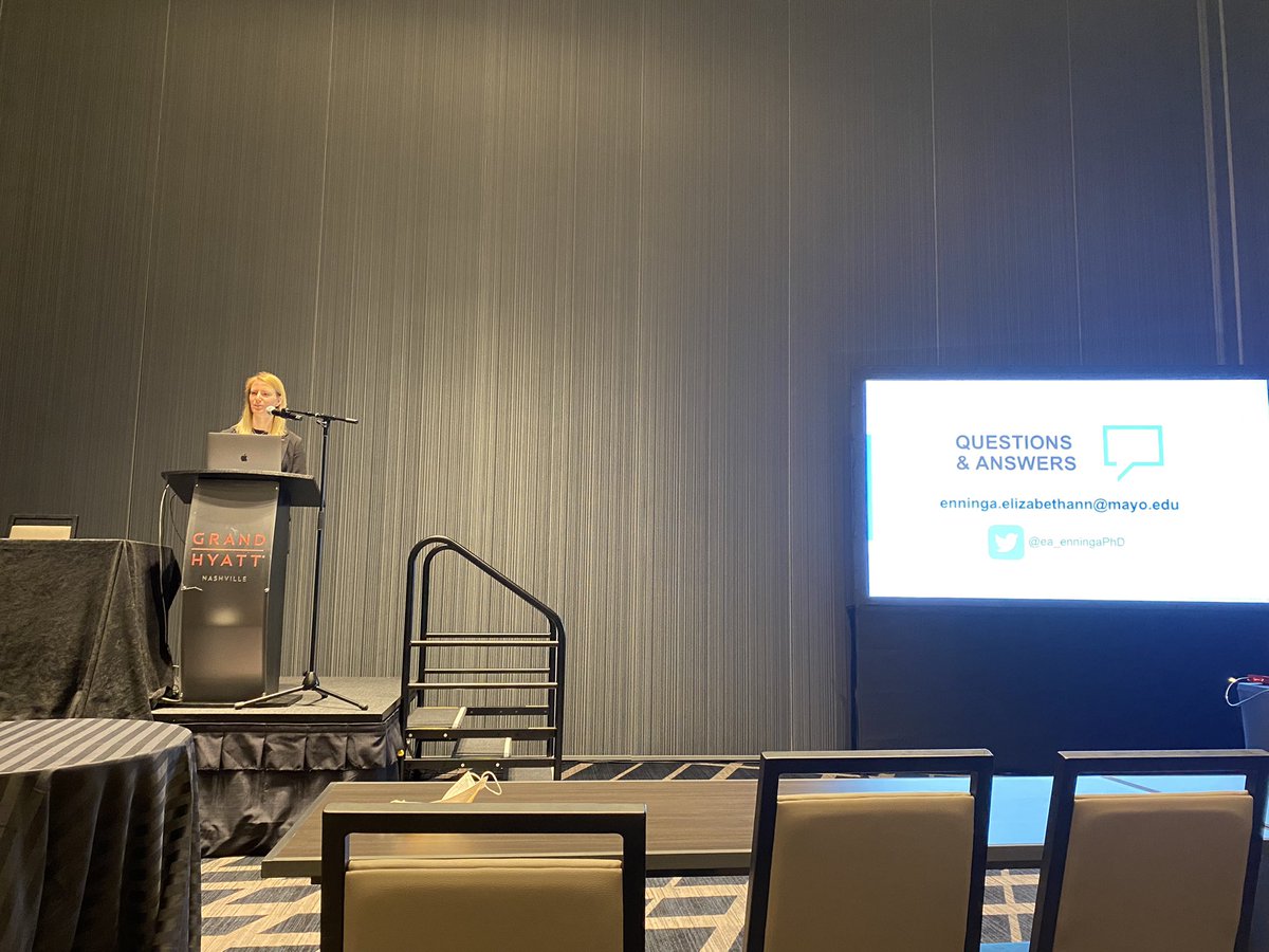 Studying at conference <a href="/ASReproImmuno/">ASRI</a> and Dr. Enninga <a href="/ea_enningaPhD/">Elizabeth Enninga, PhD</a> just presented her wonderful work on T cells in placental villitis. #ASRI2022