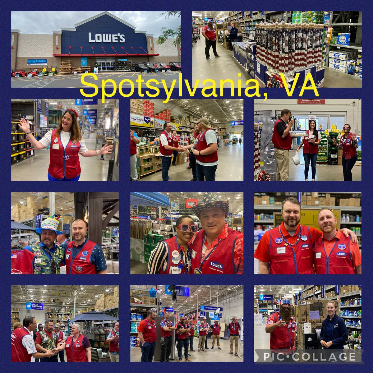 Day 2, Stop #3 Thanks to DM Bill Shuell, SM Gil Palmoraes and the Entire Spotsylvania, VA Team for the Visit today During the Regional #R1MemorialDay Tour. Let’s capture every Customer and WOW them!!! <a href="/BlueBoxR1/">@BlueBoxR1</a> <a href="/BenitoKomadina/">Benito.Komadina@Lowes</a> On to Day #3. Can’t wait to see The Who is next 👀