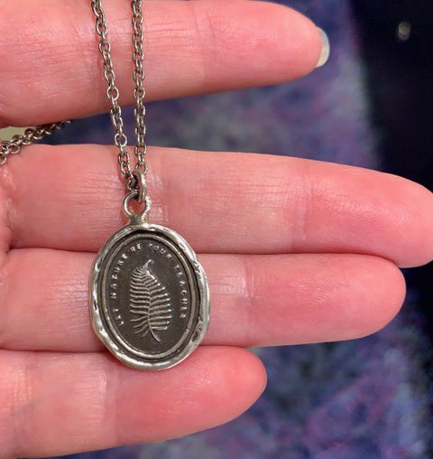 moderneyesgal's tweet photo. A wonderful unisex gift for the nature lover @pyrrhajewelry

Let Nature Be Your Teacher — A symbol of happiness, the fern frond represents the ability of the natural world to feed our souls.

#GradGift #DadGift #unisex #jewelrywithmeaning #personaltalisman #stalbert #yeg https://t.co/TzvjpjGsjM