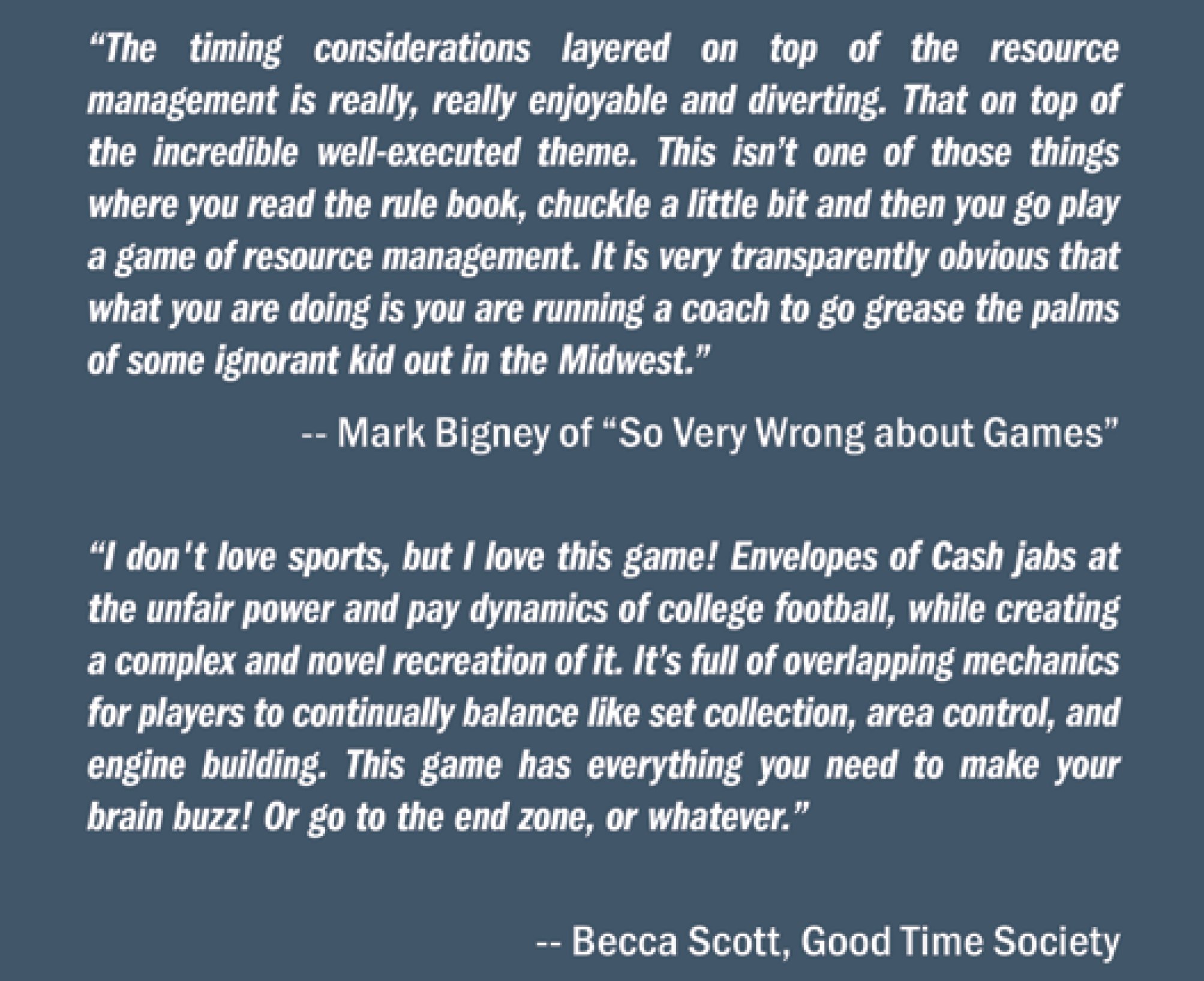 Envelopes of Cash The Board Game on Twitter "Particularly proud of