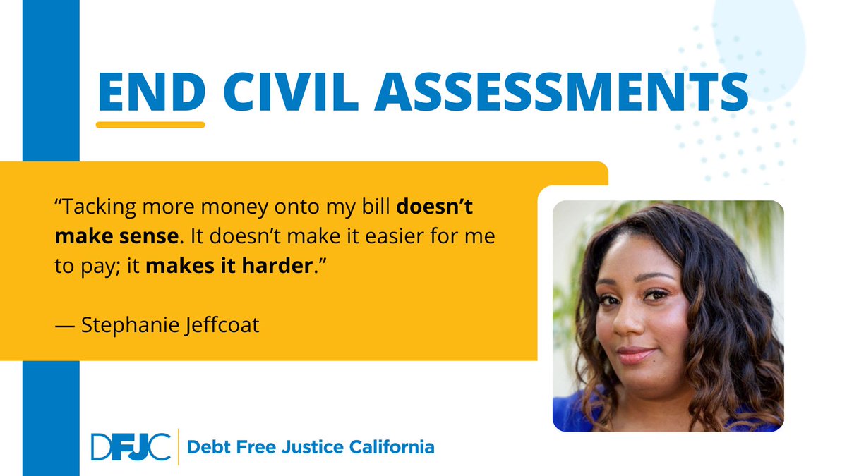 clsepa's tweet photo. Stephanie Jeffcoat was homeless when she received a ticket for jaywalking. Since she was unable to pay the fine, the court imposed another $300 fine upon her more than doubling the original fine. Prime example of a poverty penalty. #EndCivilAssessmentsNow https://t.co/OQNtDbpBuM