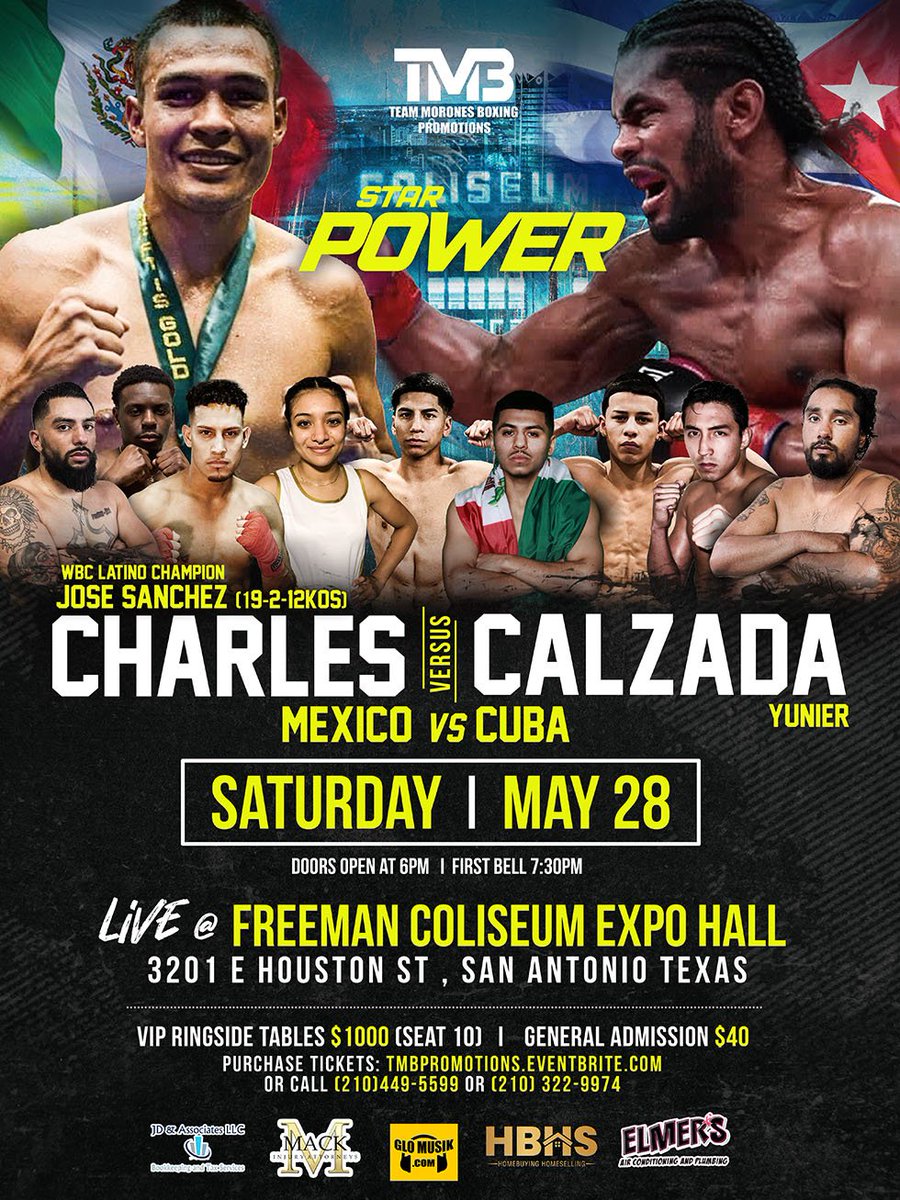 thesportsanswer's tweet photo. #SweepTheLeague will cover the #TMBPromotions "Star Power" event this Saturday. Dont miss out on a great evening of local boxing. Catch us there this Saturday as we provide live updates, coverage & content!! #PuroLocal #Boxing #SanAntonio #MediaLife @shemaiahonthebt https://t.co/fmCkAPulZH