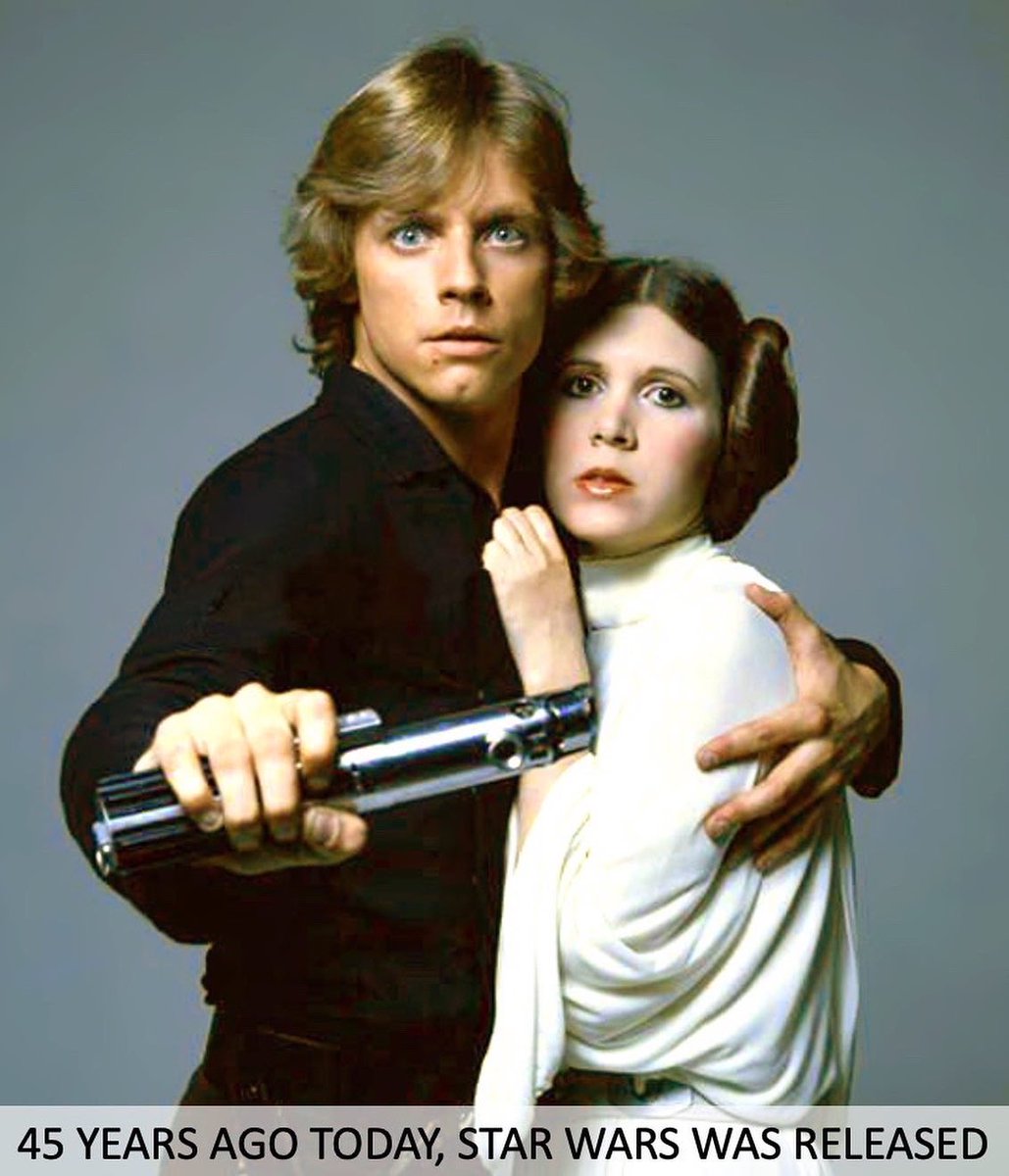 In a galaxy, far, far, away… Star Wars premiered on this day 45 years ago.