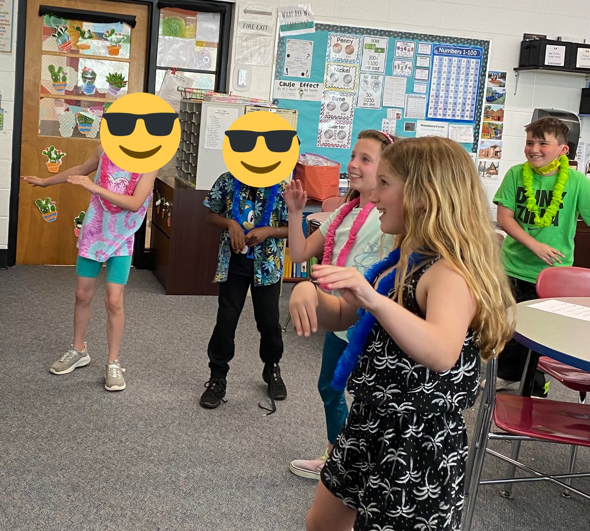 Hopp2nd's tweet photo. H is for Hawaii in our ABC Countdown 🌺🏝Students learned about the state, tried speaking the language, and leaned how to Hula! @MOSandshore @Jen1Curry @kristymc24 https://t.co/g5sjYC6sHn