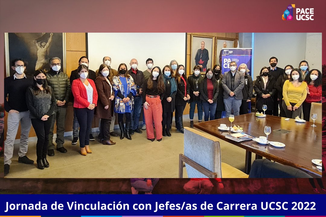 paceucsc's tweet image. En dependencias del Edificio Central de la UCSC se llevó a cabo la jornada de vinculación del equipo de Acompañamiento en la Educación Superior (AES) con Jefes/as de Carrera de nuestra institución, quienes son actores claves en el proceso académico de l@s estudiantes.