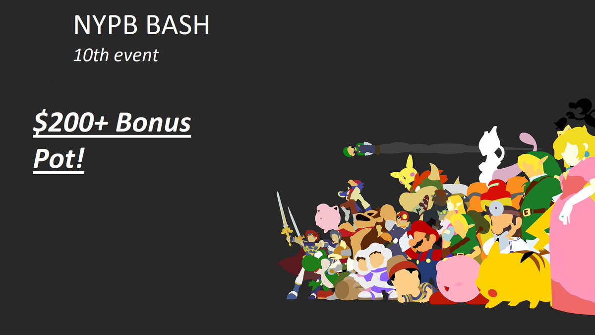 Registration for NYPB Bash #10 is LIVE! Nice and early! 😁

💵💵$210+ BONUS POT AND COUNTING!

👇

start.gg/tournament/nyp…