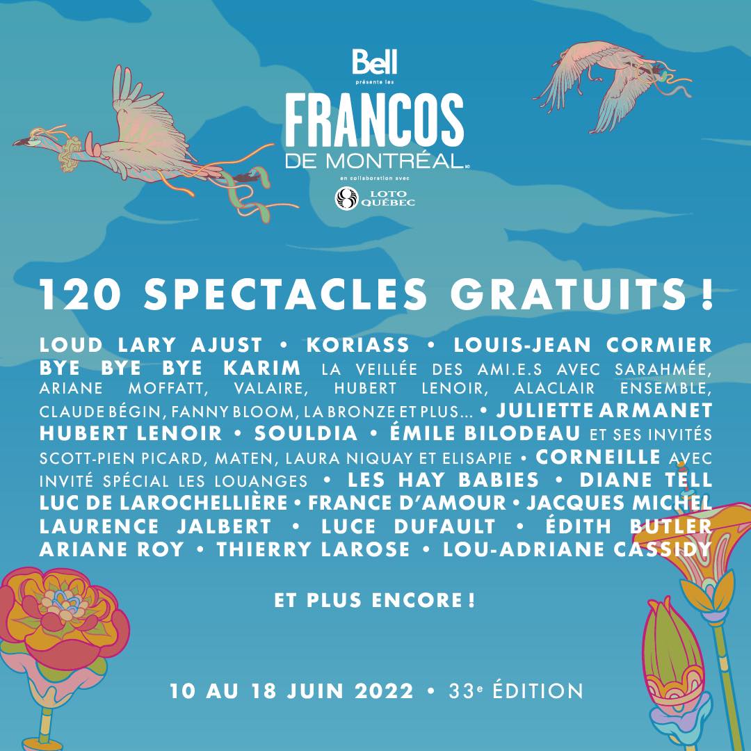 La voici, la voilà ! Vous l’attendiez avec impatience... Notre programmation extérieure 2022 !!😍✨

C’est plus de 120 spectacles GRATUITS qui vous attendent du 10 au 18 juin ! On se voit dans deux semaines ?! 👉bit.ly/3sWWXNp