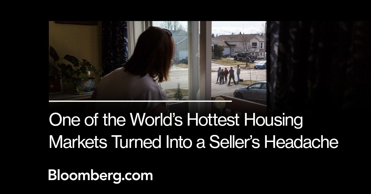 business's tweet photo. One of the world’s bubbliest housing markets is tilting from sellers to buyers with dizzying speed.