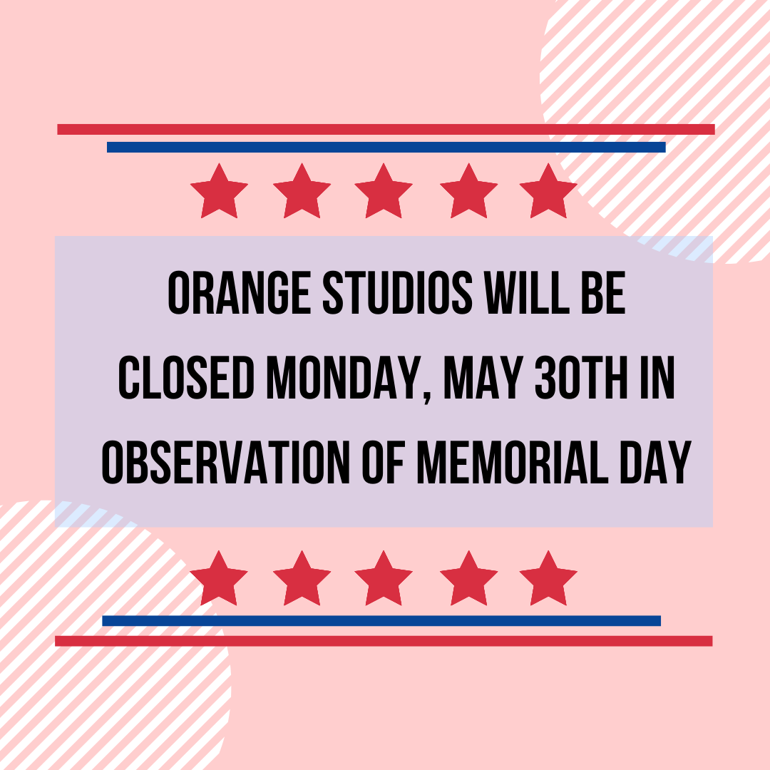 OrangeStudiosUS's tweet photo. We hope everyone has a safe long weekend! Members with keycards will still have access to the office. https://t.co/QcBCEJ3CMN