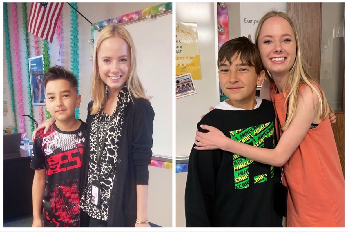 HolaChurchLady's tweet photo. What a year of growth for #cameronernest10 @CockrellChamps, both physically & academically. He found new interests, discovered a ๐๐ผ for history & science, and made new friends! Weโre so grateful to his teachers for the love & patience they nurtured him with.๐ #firstdaylastday https://t.co/hgGnbSq1eJ