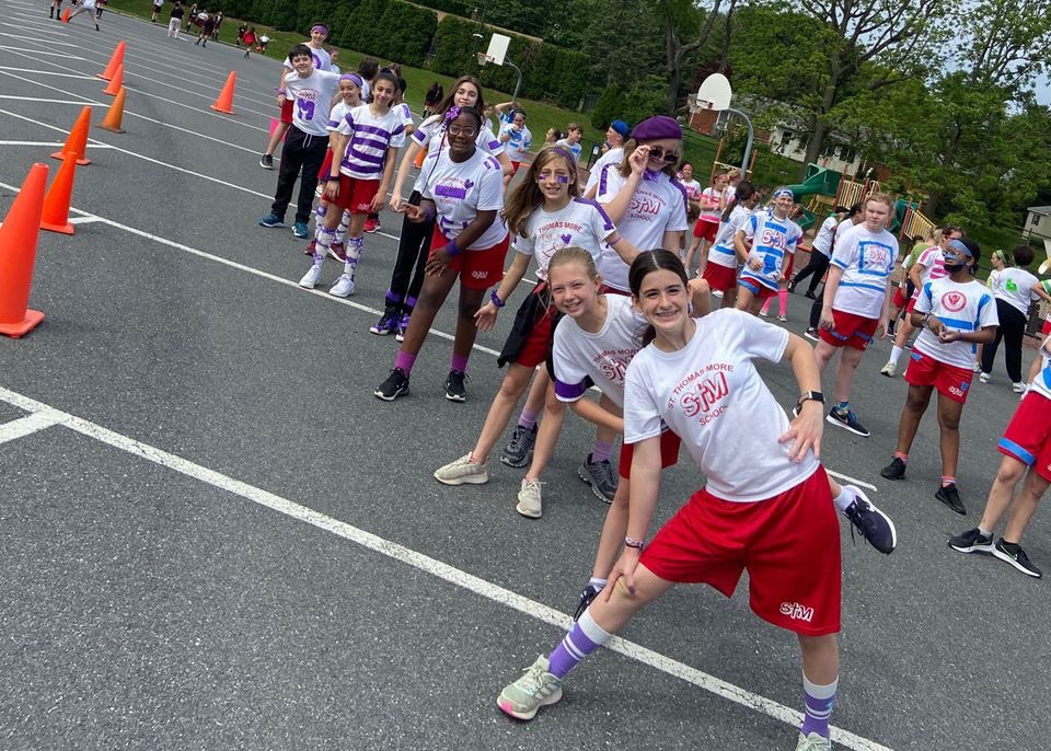 stmschoolatown's tweet image. #STMspirit Chancellor Games 2022! It was a fun morning playing games with our classmates. The competition was fierce, yet friendly with lots of cheering each other on! Great job, Raiders! #STMfun #theSTMdifference ❤️🖤