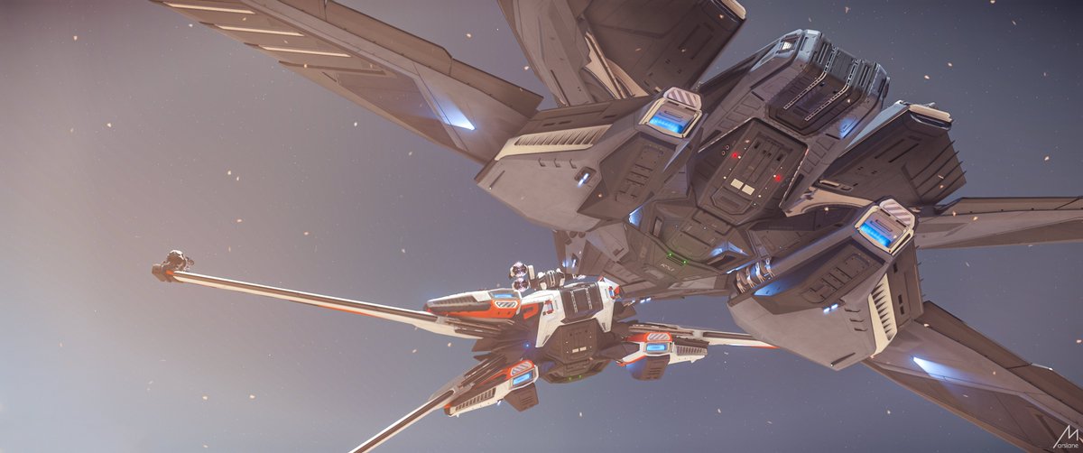 MarslaneGaming's tweet photo. 114: "Scorpi on a mission"
They said to bring an X-wing, we brought 2 instead.
Game #StarCitizen by @RobertsSpaceInd
More pictures https://t.co/NA7KA0JqS5
#screenshot #gaming #VP #scifi #pilot #ZarnGaming #VirtualPhotography #Scorpious #Xwing #spaceship https://t.co/VR1i8Iz3yi