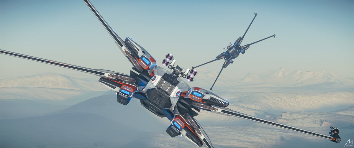 MarslaneGaming's tweet photo. 114: "Scorpi on a mission"
They said to bring an X-wing, we brought 2 instead.
Game #StarCitizen by @RobertsSpaceInd
More pictures https://t.co/NA7KA0JqS5
#screenshot #gaming #VP #scifi #pilot #ZarnGaming #VirtualPhotography #Scorpious #Xwing #spaceship https://t.co/VR1i8Iz3yi