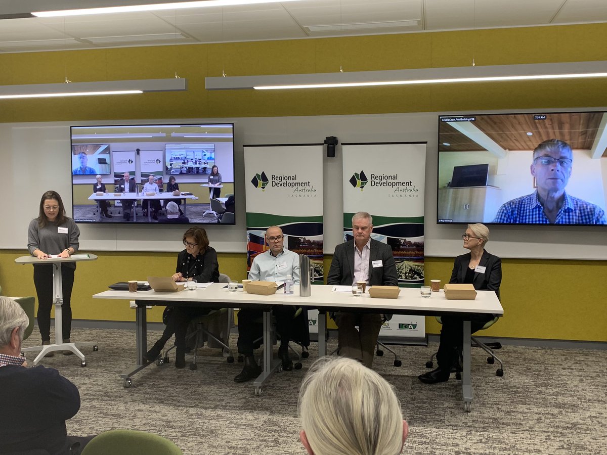 Hosting an Business Breakfast in Burnie at the new and contemporary <a href="/UTASCradleCoast/">UTAS Cradle Coast</a> campus. #ActivatingTasmanianDevelopment