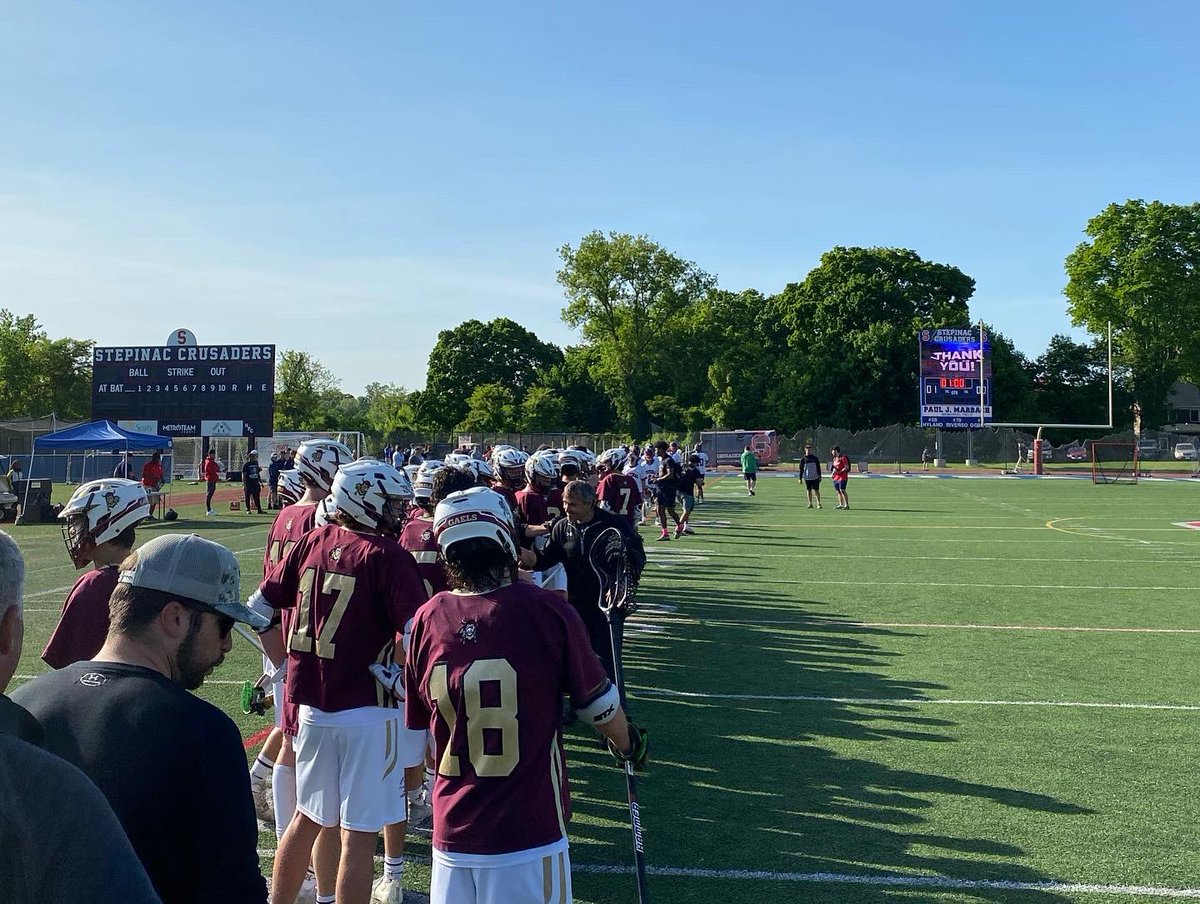 IonaPrepSports's tweet photo. #GaelsWin🥍‼️
Congratulations to our varsity @ionapreplax team who defeated Stepinac 8-6 to win the @CHSAA_NYC Intersectional Championship. 
#GoGaels https://t.co/xmdHOWLCO5