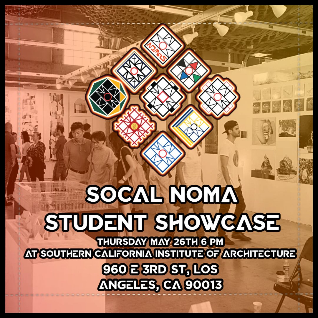 Join us at SCI-Arc for May General Body Meeting this Thursday May 26th as Students Showcase their projects. Register via the QR code or link below to join the meeting. socalnoma.breezechms.com/form/5eabc963