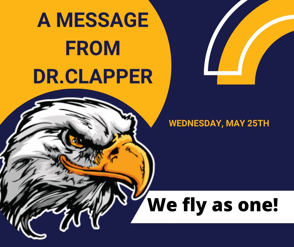 BEASDMode's tweet image. A Message from Dr. Clapper 5-25-22 beasd.org/article/753141…