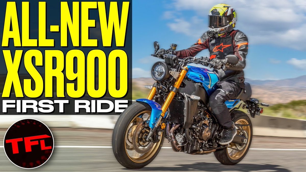 tflbike's tweet photo. Is The 2022 Yamaha XSR900 The Perfect Canyon Carving Bike? I Take It To The Mountains To Find Out: https://t.co/ylug1JuJ9U https://t.co/ZWkagp2r1n