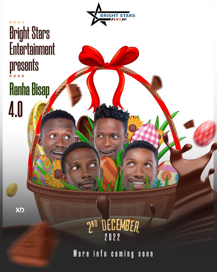 BrightStarsGm's tweet photo. The NUMBER IS FOUR (4)
Four heads,
Four comedy planters,
Four characters....of course, with delectable characteristics.
Pick up your ‘Ranha Bisap Basket’ and take it to your kitchen 😂
#Ranha #Bisap 4.0
More info coming soon‼️ https://t.co/REm3WTJhvL