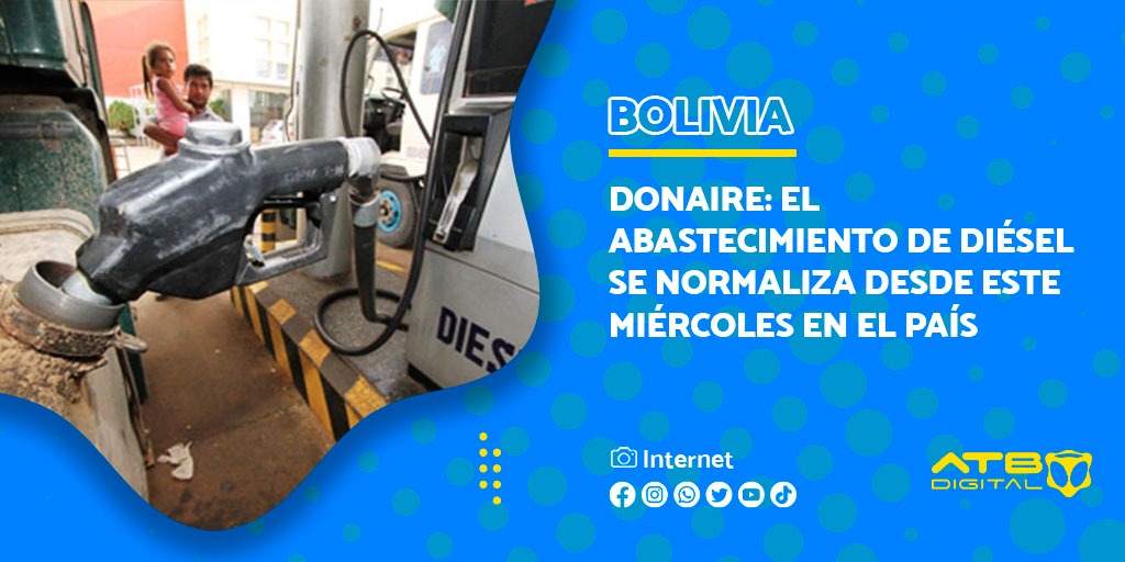 EnConexionbol's tweet photo. El viceministro de Industrialización, Comercialización, Transporte y Almacenaje, William Donaire, afirmó que a partir de este miércoles el #abastecimientodediésel en los diferentes surtidores del país se #normaliza. https://t.co/zG9dPotWAd
