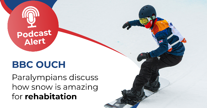 dsuksnowsport's tweet photo. Don’t just take our word that snow can speed up #Rehabilitation and help you develop new skills! Check out the Access All podcast to hear the lived experience of the military veterans who won a spot on the @ParalympicsGB team.
#DisabilitySport #PowerOfPowder @AFPST_Charity