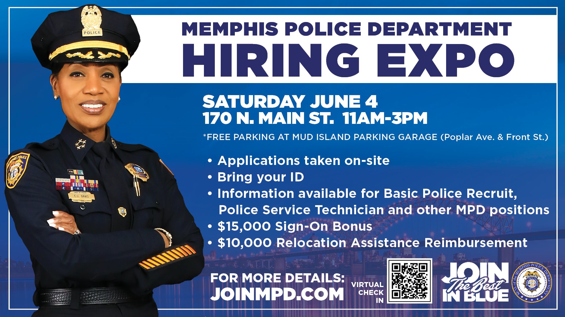 Memphis Police Dept on Twitter "MPD is having another Hiring Expo on