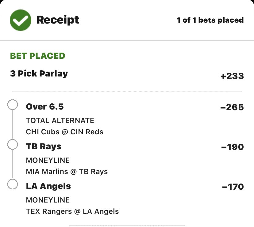 DataGod_Sports's tweet photo. 🫡🤩 3 Leg Parlay For MLB to get Us a +233 cash out!!! LMK IF YALL TAIL!! I’m sure you won’t be upset with this one!! Lets Cash 💰🫡🤑 #ThePlug #FreePlays #GamblingTwitter https://t.co/Ch4xKcksVT
