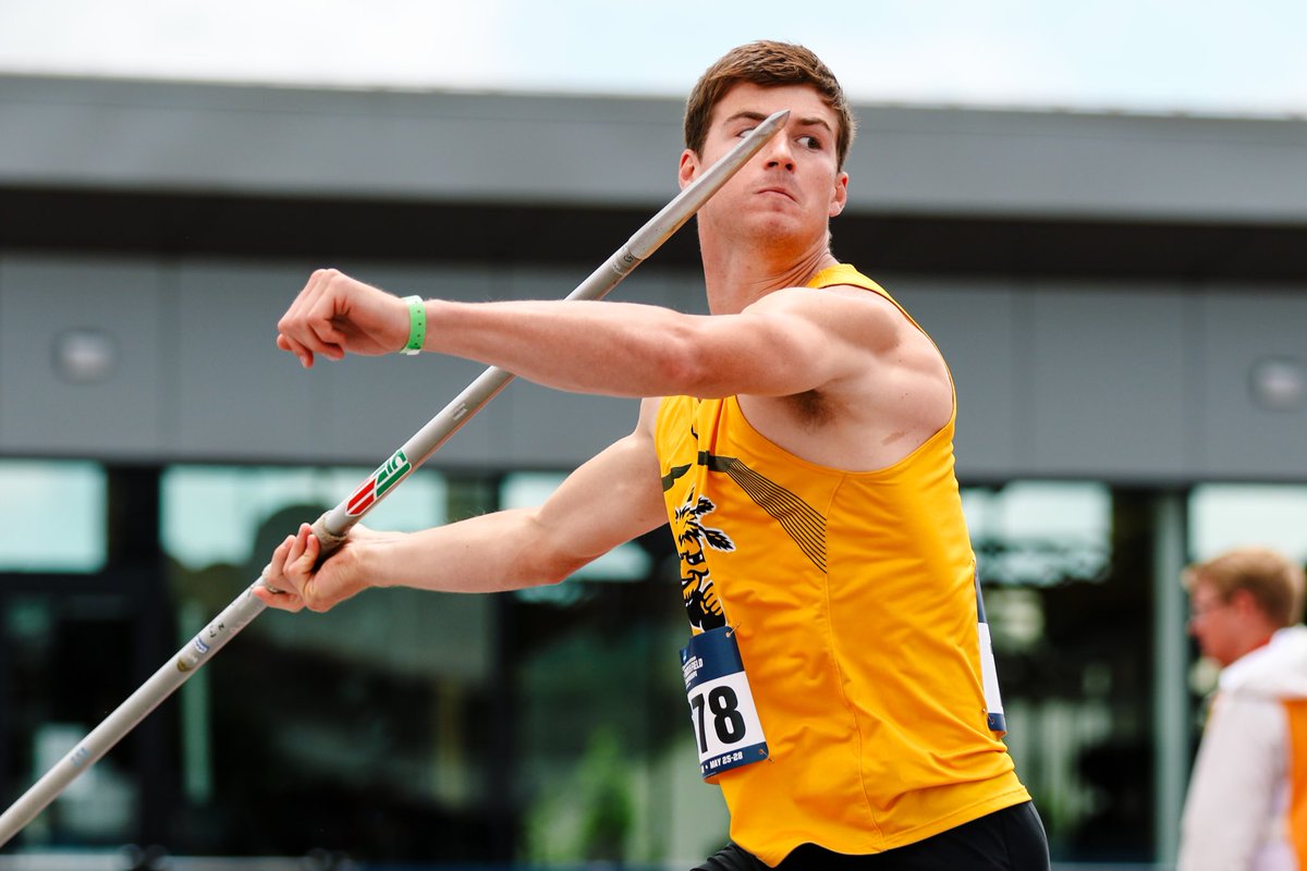 GoShockersTFXC's tweet photo. Davis places 26th in the javelin! #watchus 

62.46m/204’11” https://t.co/6wwV4TtvwK