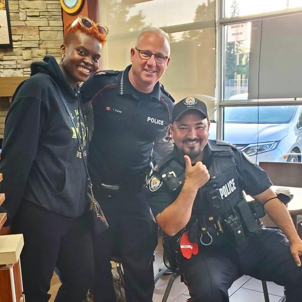 TY to everyone who came out to the Coffee with a Cop last night. There were laughs, news ideas and lasting connections made. A big shout out our @43CPLC , Neighbourhood officers and Vivek from @TimHortons for initiating and supporting the event. Stay tuned for more events ☕️