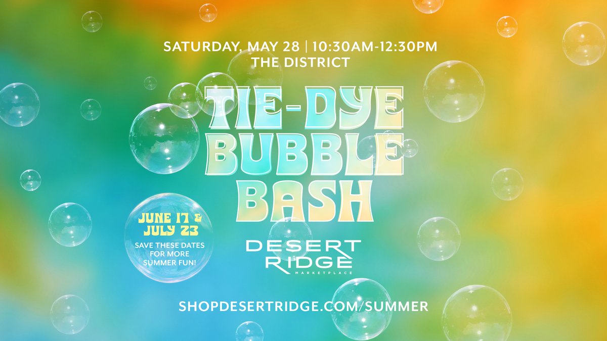 Happening THIS Saturday!🌈🌊Enjoy tons of interactive bubble stations, an overflowing foam zone, live entertainment and more. <a href="/FunergyEvents/">Funergy Events</a>