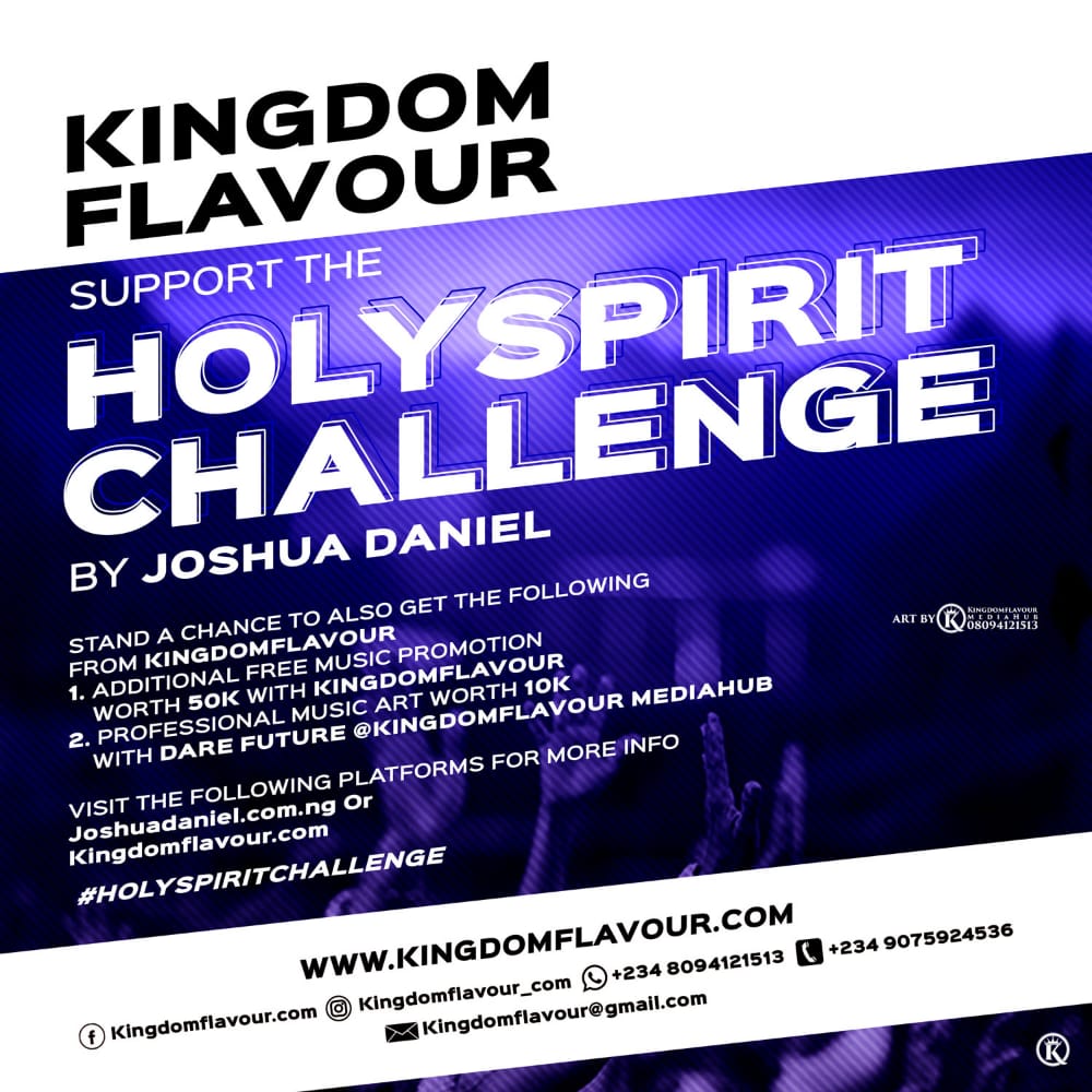 Revelationmusik's tweet photo. #HOLYSPIRITCHALLENGE IS GOING TO ANOTHER LEVEL. THANK YOU @kingdomflavour https://t.co/u6pUMG0Y07