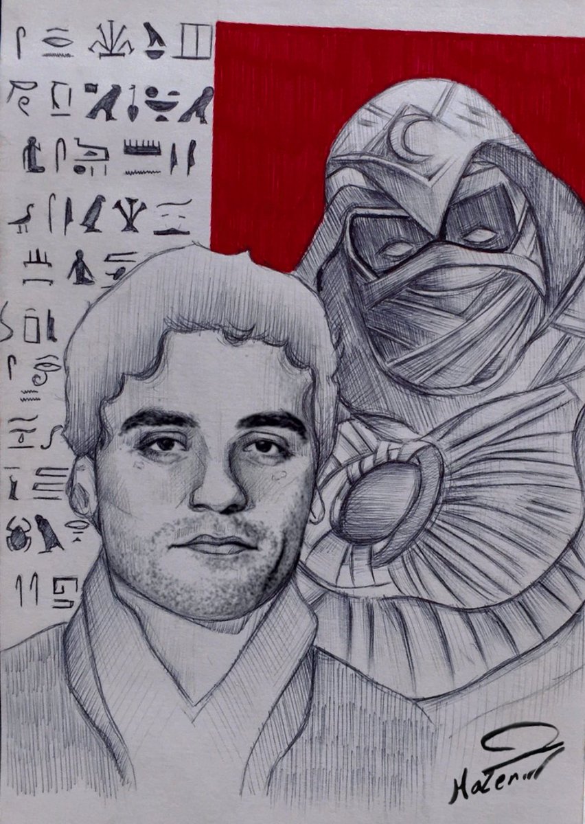 maazenn_'s tweet photo. Sketch for #MoonKnight 
@MohamedDiab678 
@MarvelStudios 
@disneyplus https://t.co/nB8fac8CV6