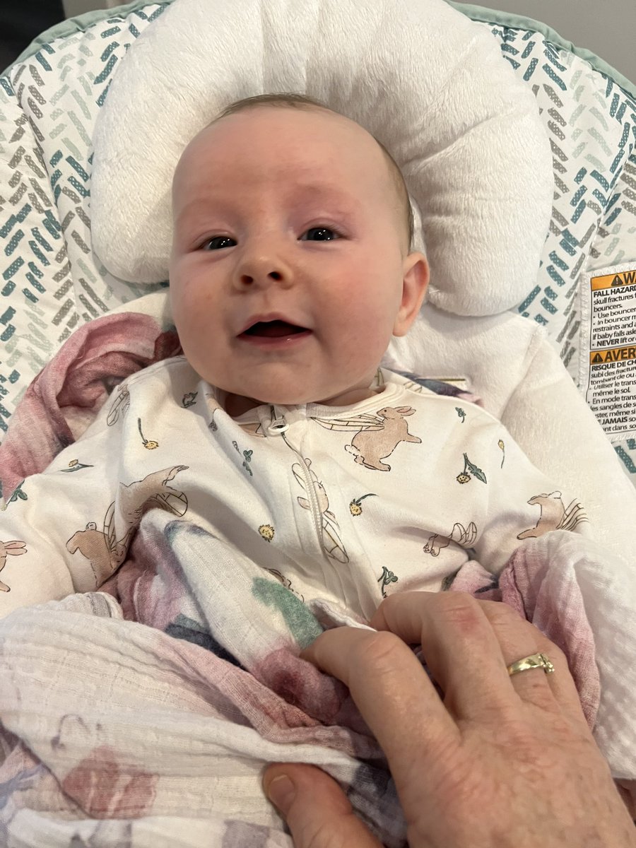JennyPearse1's tweet photo. Some days the world doesn’t make sense but I gaze into my granddaughter’s face and everything melts away. I can’t believe you’ve been here for over two months Miss M. You light up my world 🌏🥰🤩💝 #jenesisgems #granddaughter #nanny #babyspam https://t.co/MK8crxeh9f