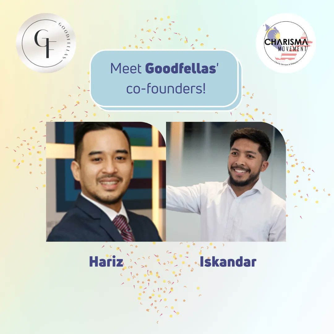 CharismaMVMT's tweet photo. Here we introduce our another partnership with Goodfellas for our Project Anak Malaysia! Remember to check out their initiatives at @goodfellas_scp to help achieve their target of RM5,000!🤗
#charismamovement #ProjectAnakMalaysia #youthvolunteer #volunteermalaysia #fundraiser https://t.co/EKDa1HYcTF