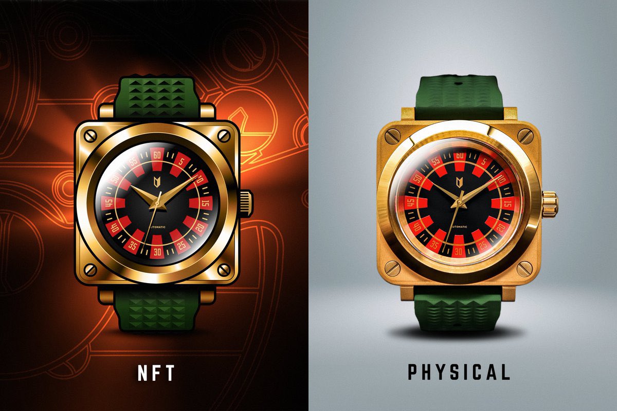 cryptodials's tweet photo. @atgoodm What about a 1010 collection of watches with IRL physicals attached to them? https://t.co/YhknM01sDG