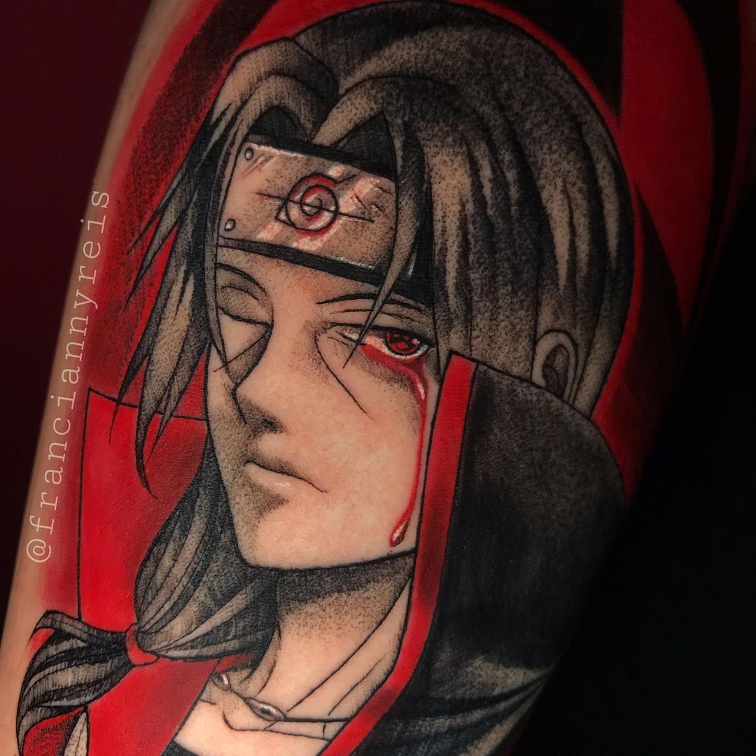 Itachi Uchiha Tattoo by DaveVeroInk by DaveVeroInk on DeviantArt