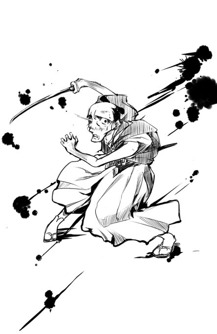 おさむらい #上手いとか下手とかそういうのは関係なく自分が気に入っている絵を4枚選ぶ選ぶ見た人もやってくれたら嬉しいな 