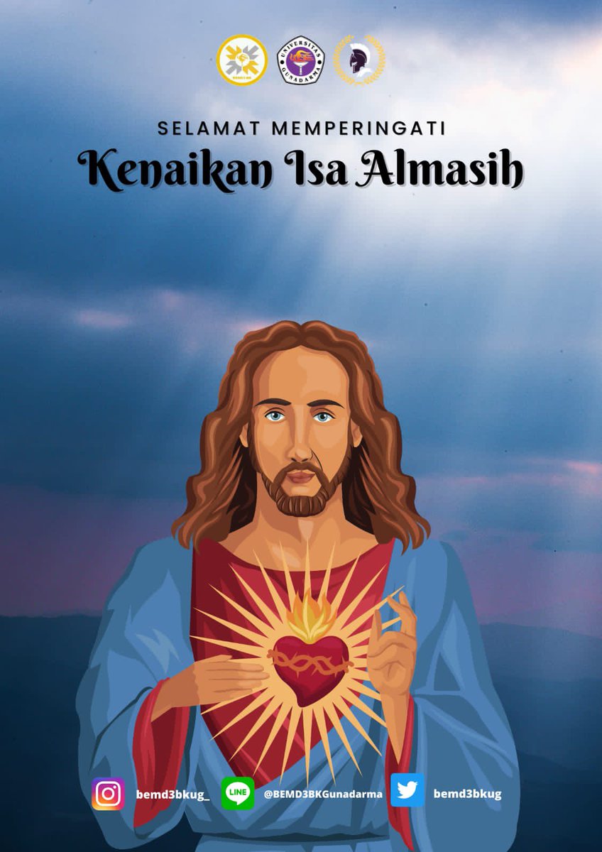 [ HARI KENAIKAN ISA AL MASIH ]

Halo, Businessian🙋🏻‍♂️🙋🏻‍♀️

Hari Raya Kenaikan Isa Almasih atau Tuhan Yesus ke Surga diperingati pada Kamis 26 Mei 2022 bertepatan dengan minggu paskah pekan keenam.