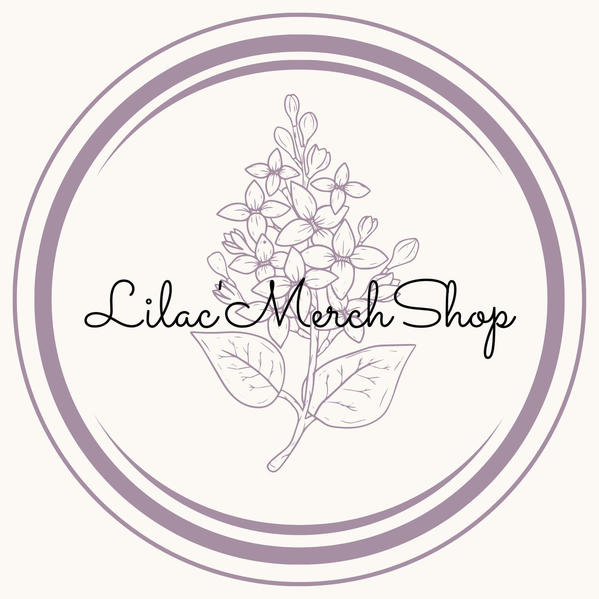 My new logo, what do u think? what is better is this or the first logo?🤔

#LilacMerchShop_NewLogo