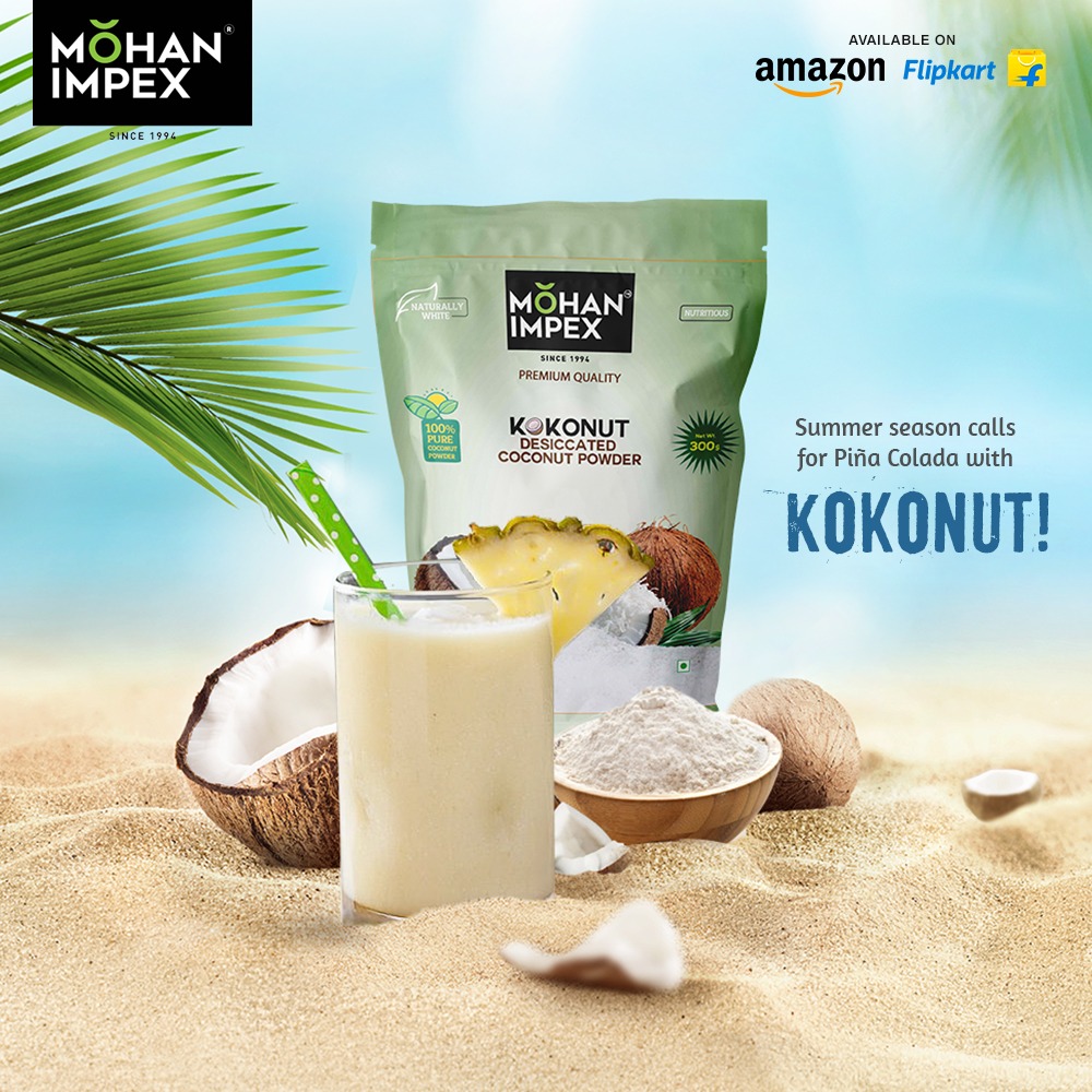 MohanImpex's tweet photo. Beat the heat with some chilled and tasty glasses of Piña Colada, made with Coconut powder from #mohanimpex. 
Shop now on:
Amazon - https://t.co/JywK7dU0aR
Flipkart - https://t.co/vR1YS8Vi6D
Visit our website https://t.co/uX31wODtUZ for more information. https://t.co/zaK5Vb6OiG